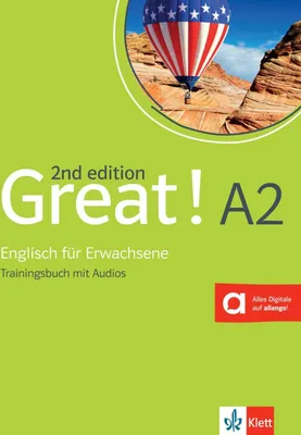 Produktbild von Great! A2, 2nd edition. Trainingsbuch + Audios online