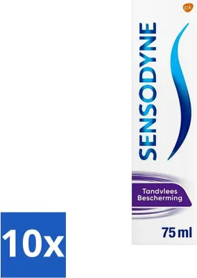 Image de Sensodyne dentifrice protection des gencives 75 ml - paquet avantage - 10 pièces