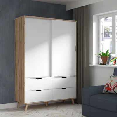 Produktbild von Kleiderschrank Schlafzimmerschrank Schiebetürenschrank Schrank "Vancouver II"