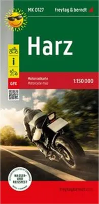Image de Harz, carte moto 1:150.000, freytag & berndt