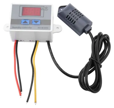 Obrázok produktu pre XH-W3005 Digitálny hygrometer s ovládačom a senzorom vlhkosti 0 ~ 99 % r.v., 12 V
