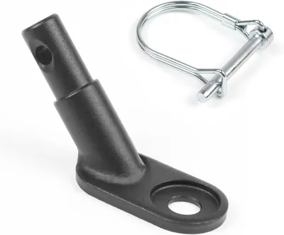 Immagine prodotto di Attacco per rimorchio da bicicletta - Giunto per asse con perno di sicurezza - Nero - Per rimorchi da bicicletta - Acciaio