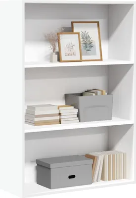 Obrázek produktu pro Maison Exclusive – knihovna bílá 80x30x114 cm dřevěný materiál