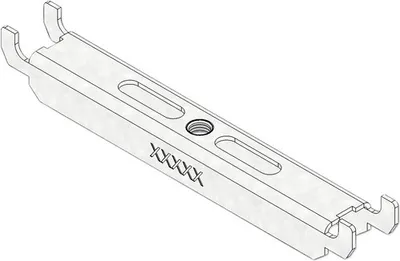 Produktbild von Hauraton Knebel für Dachfix Steel Regular 155 verzinkt 153 mm x 20 mm x 20 mm