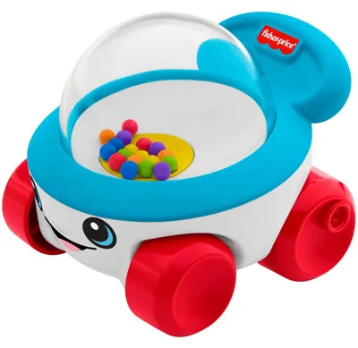 Produktbild von Fisher-Price Popcorn Flitzer Schiebespielzeug mit Geräuschen für Babys und Kleinkinder, 0,5 Jahr(e), Kunststoff, Mehrfarbig