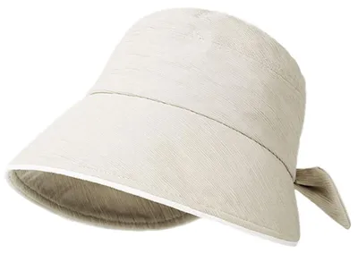 Produktbild von Fischerhut für Damen mit 56-58 cm Kopfumfang, Sommerhut mit Gesichtsschutz und Sonnenschutz