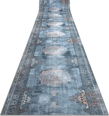 Image de LOTUS ROSETTE 47050 gris tapis caoutchouté pour le lavage 60cm gris 60x100 cm