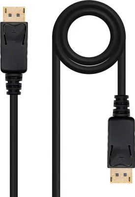 Produktbild von Nanocable 10.15.2300, 0,5 m, DisplayPort, DisplayPort, Männlich, Männlich, 3840 x 2400 Pixel