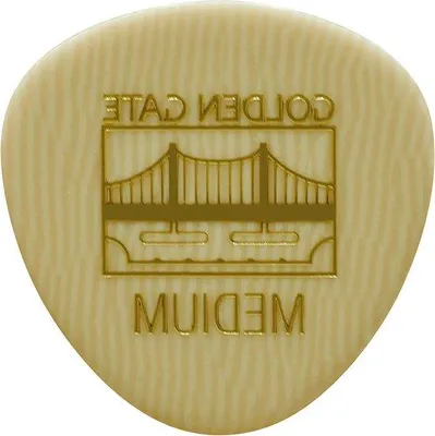 Image de Médiators de guitare triangulaires arrondis, épaisseur 0,75 mm, en ivoiroïde