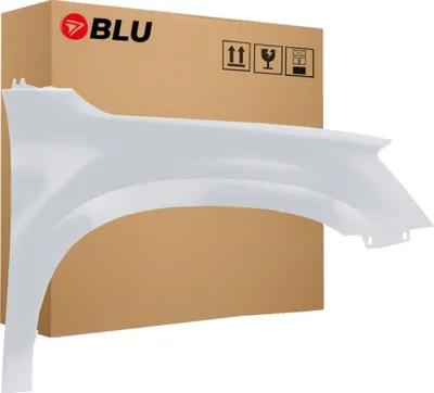 Image de BLU Aile Compatible avec Skoda Yeti 5L 9156 Droite Silber ReflexSilber | 2009-2013 | Avant | Peint| Prêt à Monter | Acier
