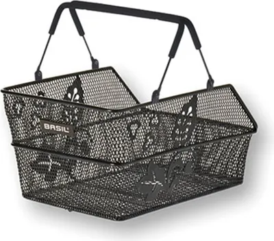 Immagine prodotto di Basil Cento Flower S Multi Cestino per bicicletta 11,5 litri Nero - 11335