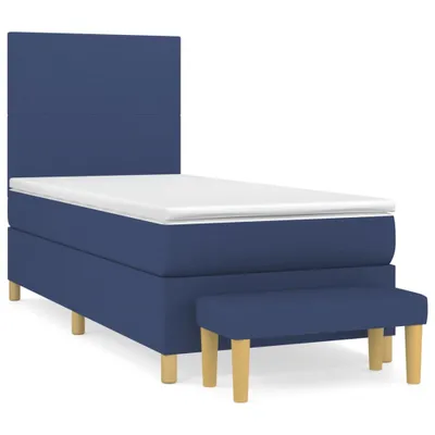 Immagine prodotto di Giroletto a Molle con Materasso Blu 90x190 cm in Tessuto