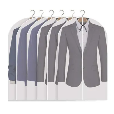 Produktbild von Kleiderhülle Anzugsack Abendkleid Brautkleid Mäntel Hemden Mottenschutz Wasserdicht, MEHRWEG,(60*100cm)