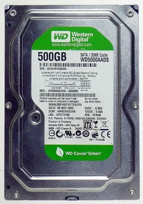Produktbild von 500Gb Hdd Wd Wd5000Aads Sata Id12393