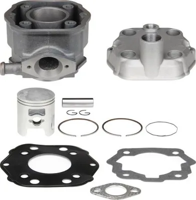 Productafbeelding van Cilinderkit + cilinderkop 70ccm, 47mm voor Derbi GPR Senda / Gilera GPR GSM SMT Zulu (EBE050 EBS050 motor) (tot 2006), Euro 2