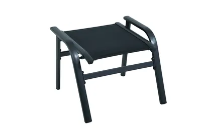 Produktbild von MWH Reno Hocker Aluminium/Textilene iron grey stapelbar