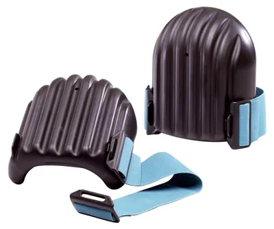 Produktbild von Knieschoner in Schalenform mit breiten Textilriemen (50 mm)