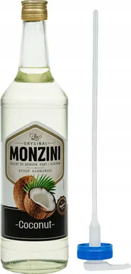 Obrázek produktu pro Kokosový sirup Monzini s pumpičkou 1 litr