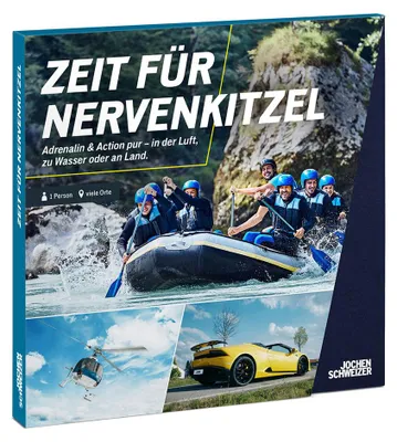 Produktbild von Jochen Schweizer Geschenkbox Zeit für Nervenkitzel; Erlebnis verschenken oder selbst erleben;