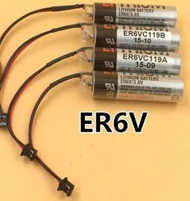 Produktbild von 5er-Pack Toshiba ER6V ER6VC119A Batterie für Toshiba PLC (3,6 V, 2400 mAh)