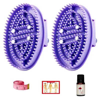 Produktbild von Ergonomische Bauchmassagebürste für Senioren und Reisen