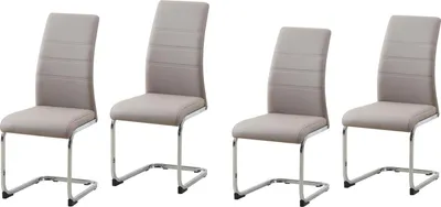 Produktbild von Schwingstuhl 4er Set Polyurethancappuccino SallyC HTI-Line