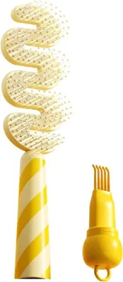 Produktbild von Unverschränkte Bürste - Lockiges Haarwerkzeug - Tägliche Pflege - Adaptive Technologie - 25,4 cm - Schwarz