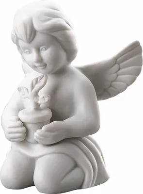 Imagen del producto de Rosenthal Engel mit Blumentopf Engel klein Weiss matt Porzellan Weiß  69054-000102-90538