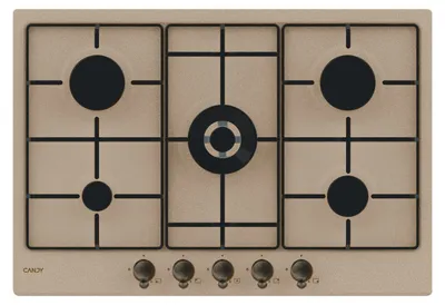 Image de Candy Classic CHW7AV4WGT Avoine Intégré 75 cm Gaz 5 zone(s)