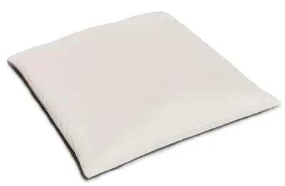 Produktbild von Bio-Hirsekissen 30x30cm, Köper-Baumwolle rohweiß, mit Bio-Hirseschalen, direkt befüllt