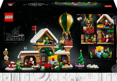 Zdjęcie produktu dla LEGO ICONS Poczta Świętego Mikołaja, Zestaw do budowania, 18 lat(a), Plastik, 1440 szt., 1,72 kg