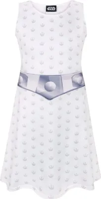 Produktbild von Star Wars - Kostüm-Kleid ‘” ’Prinzessin Leia“ - Mädchen NS7571 (158-164) (Weiß)