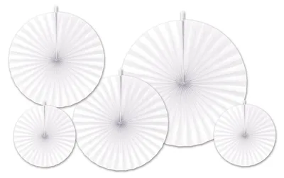 Image de Beistle 52180-W, blanc, 5 pièces