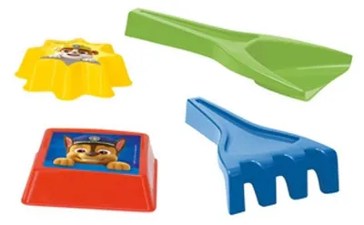 Zdjęcie produktu dla WADER Paw Patrol łopatka i grabki + 2 foremki IML