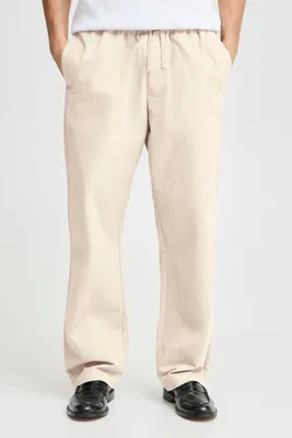Image de Pantalon chino pour homme Solid SDALANN, en tissu mélangé coton, coupe droite