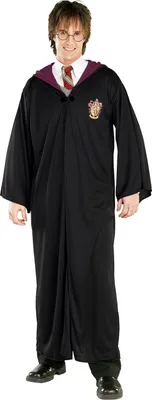 Produktbild von Harry Potter - Gewand Kostüm - Herren/Damen Uni BN5244 (Einheitsgröße) (Schwarz/Burgunderrot)