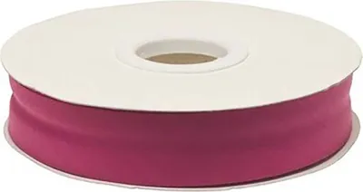 20m Schrägband unifarben 20mm magenta