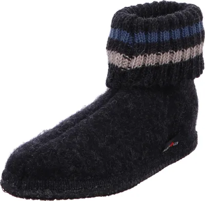 Obrázok produktu pre Haflinger topánky dámske pánske papuče papuče vlnené Paul graphite 631051-0-077, veľkosť:38 EU, farba:Grey