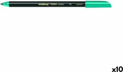 Produktbild von Edding 4-1200074, Fein, 1 Farben, Grün, Rundspitze, 1 mm, 1 mm