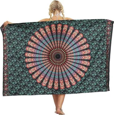 Produktbild von Famanu Strandrock Bademantel - Hippieprint