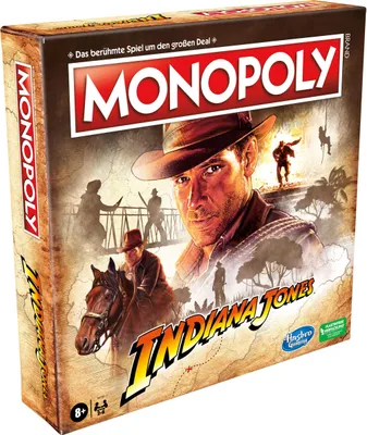 Produktbild von Hasbro - Monopoly Indiana Jones Brettspiel Gesellschaftsspiel Indy