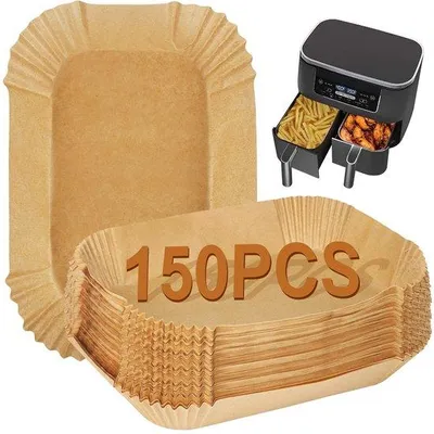 Produktbild von Backpapier für Airfryer, 150 Stück, 7,6L, Dual Zone, XL