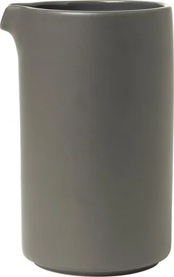 Produktbild von Blomus Pilar Krug, Kanne, Kännchen, Milchkrug, Keramikkrug, Keramik, Pewter, 500 ml, 63970