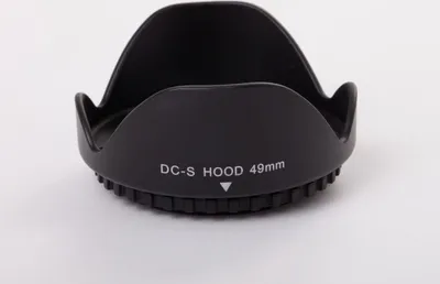 Produktbild von vhbw Gegenlichtblende für 49mm Objektiv, tulpenförmig, 7,2 cm, schwarz