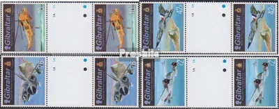 Produktbild von Briefmarken Gibraltar 2012 Mi 1473ZS-1476ZS Zwischenstegpaare (kompl.Ausg.) postfrisch Royal Air Force