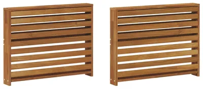 Immagine prodotto di vidaXL Braccioli, 2 pezzi, colore naturale, 78,5 x 10 x 61 cm, legno massello di acacia