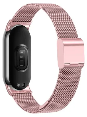 Produktbild von By Qubix Milanaise-Armband - Roségold - passend für Xiaomi Smart Band 8 / 9 / 10