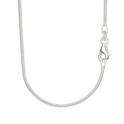 Produktbild von Echte 925er Sterlingsilber Schlangenkette Silberkette 50cm 1,20mm 5,8g 5728