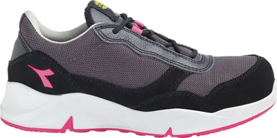Immagine prodotto di Diadora scarpa di sicurezza da donna Athena Text LOW D0458 S1PL ferro/raspberry, secondo EN ISO 20345:2022 S1PL FO SR ESD taglia 42