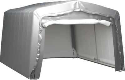 Zdjęcie produktu dla Namiot magazynowy, 370 x 370 cm, stal, szary